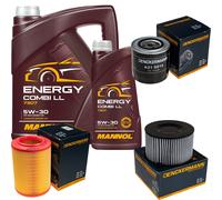 DENCKERMANN Controllo Set MANNOL Combi LL 5W-30 6L Per VW Transporter IV