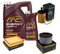 DENCKERMANN Controllo Set MANNOL Combi LL 5W-30 6L Per VW Transporter IV Bus