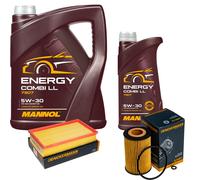 DENCKERMANN Controllo Set MANNOL Combi LL 5W-30 6L Per VW Transporter VI
