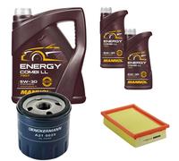 DENCKERMANN Controllo Set MANNOL Combi LL 5W-30 7L Per Alfa Romeo 145 1.8