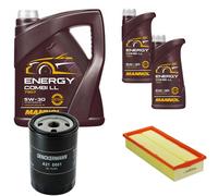 DENCKERMANN Controllo Set MANNOL Combi LL 5W-30 7L Per Audi 80 1.8 S 2.0 E