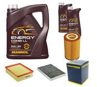 DENCKERMANN Controllo Set MANNOL Combi LL 5W-30 7L Per Audi A4 Cabriolet 3.2
