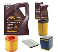 DENCKERMANN Controllo Set MANNOL Combi LL 5W-30 7L Per Audi A6 2.0 TFSI