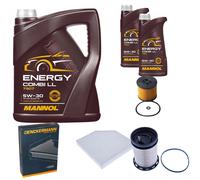 Denckermann Controllo Set mannol Combi Ll 5W-30 7L per Audi A6 Avant 2.0 Tdi