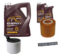 DENCKERMANN Controllo Set MANNOL Combi LL 5W-30 7L Per BMW 1Er 116I 3Er