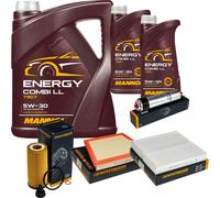 DENCKERMANN Controllo Set MANNOL Combi LL 5W-30 7L Per BMW 2 Active Tourer