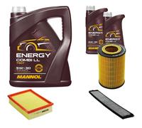 Denckermann Controllo Set mannol Combi Ll 5W-30 7L per BMW 3er Cabriolet