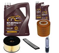 DENCKERMANN Controllo Set MANNOL Combi LL 5W-30 7L Per BMW 3er Compact 316