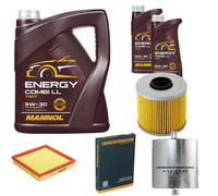 DENCKERMANN Controllo Set MANNOL Combi LL 5W-30 7L Per BMW 3er Compact 316i