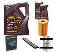 DENCKERMANN Controllo Set MANNOL Combi LL 5W-30 7L Per BMW 3er Touring 330d