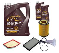 DENCKERMANN Controllo Set MANNOL Combi LL 5W-30 7L Per BMW 5 Serie 520I 525I