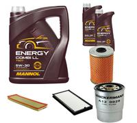 DENCKERMANN Controllo Set MANNOL Combi LL 5W-30 7L Per BMW 5 Serie 525tds 525td