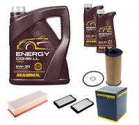 DENCKERMANN Controllo Set MANNOL Combi LL 5W-30 7L Per BMW X5 XDRIVE25D