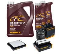 DENCKERMANN Controllo Set MANNOL Combi LL 5W-30 7L Per Chevrolet Aveo/Kalos