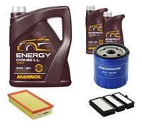 DENCKERMANN Controllo Set MANNOL Combi LL 5W-30 7L Per Citroën Jumpy 2.0 HDi