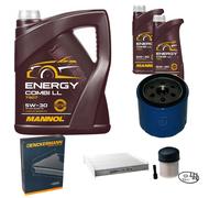 DENCKERMANN Controllo Set MANNOL Combi LL 5W-30 7L Per Dacia Logan MCV II