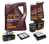DENCKERMANN Controllo Set MANNOL Combi LL 5W-30 7L Per Daewoo Matiz 0.8 1.0