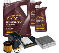 DENCKERMANN Controllo Set MANNOL Combi LL 5W-30 7L Per Daihatsu Sirion 1.5