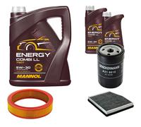 Denckermann Controllo Set mannol Combi Ll 5W-30 7L per Fiat Punto di Van 1.2