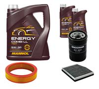 DENCKERMANN Controllo Set MANNOL Combi LL 5W-30 7L Per Fiat Punto Van 1.2 60