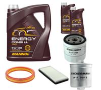 DENCKERMANN Controllo Set MANNOL Combi LL 5W-30 7L Per Ford Fiesta III 1.4