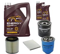 DENCKERMANN Controllo Set MANNOL Combi LL 5W-30 7L Per Ford Maverick 2.7 TD