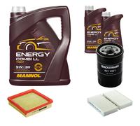 DENCKERMANN Controllo Set MANNOL Combi LL 5W-30 7L Per Honda HR-V 1.6 16V