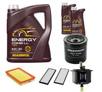 DENCKERMANN Controllo Set MANNOL Combi LL 5W-30 7L Per Hyundai Accent II 1.3