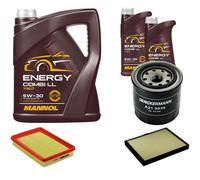 DENCKERMANN Controllo Set MANNOL Combi LL 5W-30 7L Per Hyundai Elantra 1.6