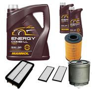 DENCKERMANN Controllo Set MANNOL Combi LL 5W-30 7L Per Hyundai Getz 1.5 CRDi
