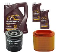 DENCKERMANN Controllo Set MANNOL Combi LL 5W-30 7L Per Hyundai H-1 Kasten