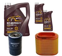 DENCKERMANN Controllo Set MANNOL Combi LL 5W-30 7L Per Hyundai H-1 Kasten