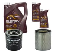 DENCKERMANN Controllo Set MANNOL Combi LL 5W-30 7L Per Hyundai H100 Kasten