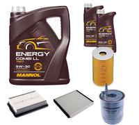 DENCKERMANN Controllo Set MANNOL Combi LL 5W-30 7L Per Hyundai I30 1.6 CDI