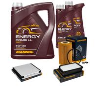 DENCKERMANN Controllo Set MANNOL Combi LL 5W-30 7L Per Hyundai I30 Coupe 1.6