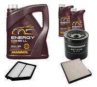 DENCKERMANN Controllo Set MANNOL Combi LL 5W-30 7L Per Hyundai Matrix 1.6