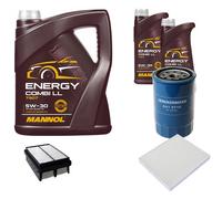 DENCKERMANN Controllo Set MANNOL Combi LL 5W-30 7L Per Hyundai Sonata V 2.0