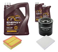 DENCKERMANN Controllo Set MANNOL Combi LL 5W-30 7L Per Hyundai Sonata V 2.4