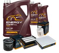 DENCKERMANN Controllo Set MANNOL Combi LL 5W-30 7L Per Hyundai Tucson 1.6