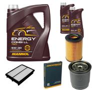 DENCKERMANN Controllo Set MANNOL Combi LL 5W-30 7L Per Hyundai Tucson 2.0