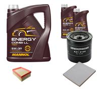DENCKERMANN Controllo Set MANNOL Combi LL 5W-30 7L Per KIA Carens III 2.0