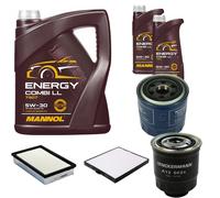 DENCKERMANN Controllo Set MANNOL Combi LL 5W-30 7L Per KIA Carnival II 2.9