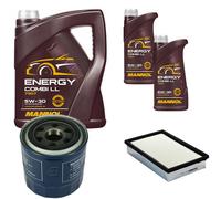 DENCKERMANN Controllo Set MANNOL Combi LL 5W-30 7L Per KIA Carnival II 2.9
