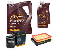 DENCKERMANN Controllo Set MANNOL Combi LL 5W-30 7L Per KIA Cerato 1.6 2.0