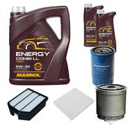 DENCKERMANN Controllo Set MANNOL Combi LL 5W-30 7L Per KIA Magentis 2.0 CRDi