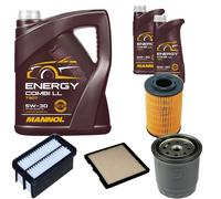 DENCKERMANN Controllo Set MANNOL Combi LL 5W-30 7L Per KIA Picanto 1.1 CRDi