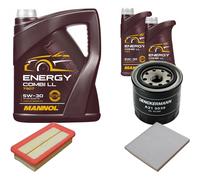 DENCKERMANN Controllo Set MANNOL Combi LL 5W-30 7L Per KIA Rio II 1.4 16V