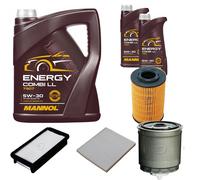 DENCKERMANN Controllo Set MANNOL Combi LL 5W-30 7L Per KIA Rio II 1.5 CRDi