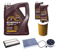 DENCKERMANN Controllo Set MANNOL Combi LL 5W-30 7L Per KIA Sorento III 2.2