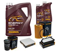 DENCKERMANN Controllo Set MANNOL Combi LL 5W-30 7L Per KIA Soul 1.6 CRDi 128